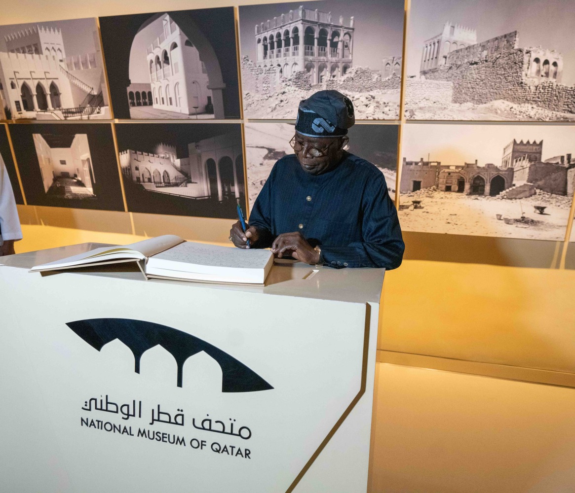 Nigerian President visits National Museum of Qatar