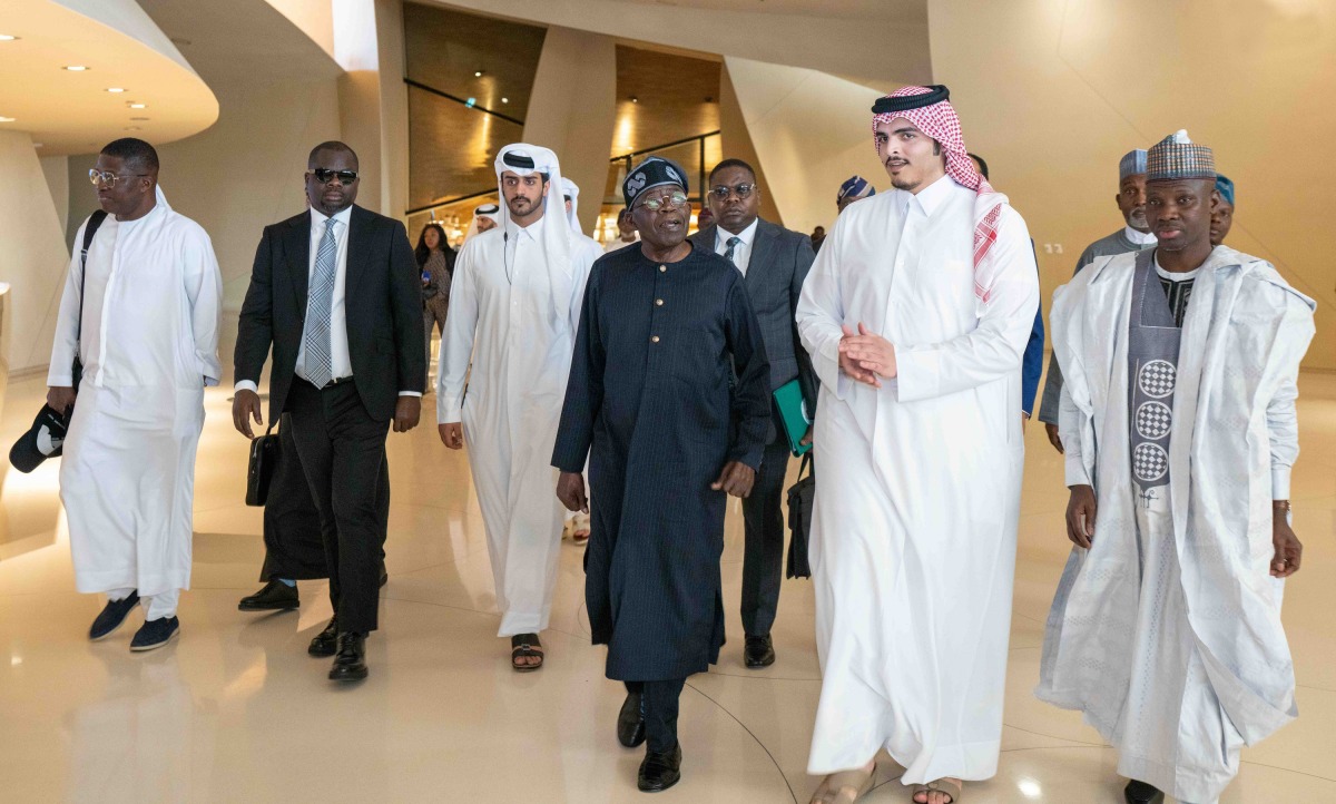 Nigerian President visits National Museum of Qatar